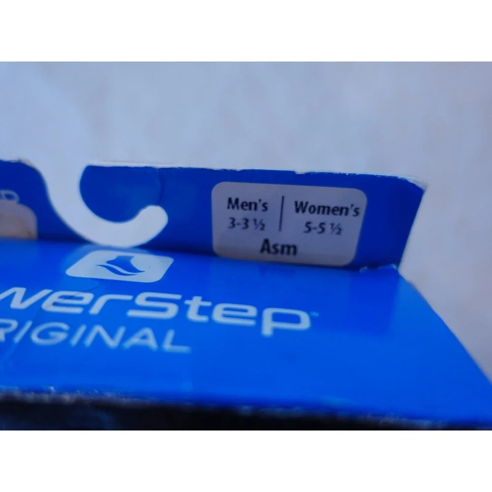 Powerstep‎ Support Insoles W 5 - 5.5 / M 3 - 3.5 - OPEN BOX Arch Support Plantar